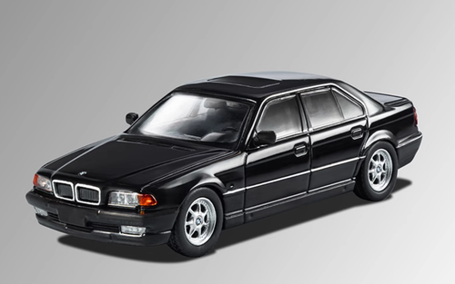 AR BOX 1/64 Scake BMW 750iL E38 Black DieCast Car Model Toy