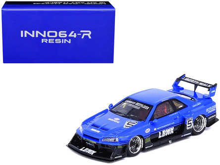 Modellino Auto Street Weapon 1:64 Nissan Skyline GTR ER34 LBWK Viola &ndash; Metallo Pressofuso