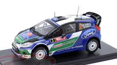 1/24 Altaya 2012 Ford Fiesta RS WRC #3 Winner Rallye Wales GB Ford World Rally Team Jari-Matti Latvala, Miikka Anttila Car Model