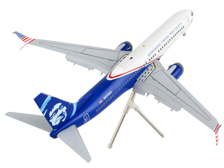 Boeing 737-800 Commercial Aircraft with Flaps Down 