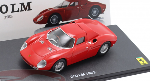 1/43 Altaya 1963 Ferrari 250 LM (Red) Car Model - LIVECARMODEL.com