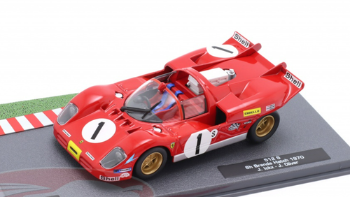 チ*卓様 希少　1/24 Ferrari512s short Tail 1/43 Altaya 1970 Ferrari 512 S #1 6h Brands Hatch Ferrari S.P.A.