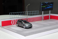 1/64 Kiloworks 2023 Mercedes-Benz A45 S AMG (Grey) Diecast Car Model