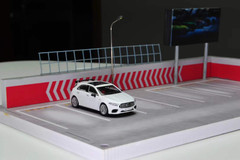 1/64 Kiloworks 2023 Mercedes-Benz A45 S AMG (White) Diecast Car Model