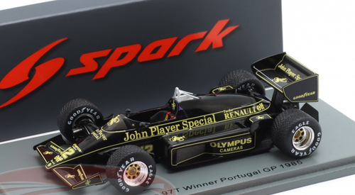 1/43 Spark 1985 Formula 1 Ayrton Senna Lotus 97T No.12 Winner