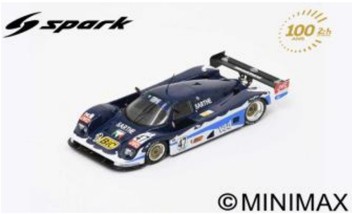 1/43 Spark 1991 Cougar C 26 S No.47 24H Le Mans M. Trolle - C. Bourdonnais  - M. Brand Car Model