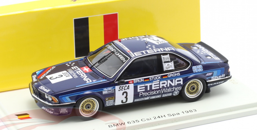 1/43 Spark 1983 BMW 635 Csi No.3 24H Spa H.J.Stuck-W.Brun-H.Grohs