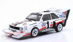 1/18 Werk83 1987 Audi Sport Quattro S1 E2 #1 Winner Pikes Peak Audi Sport Team Walter Röhrl Diecast Car Model