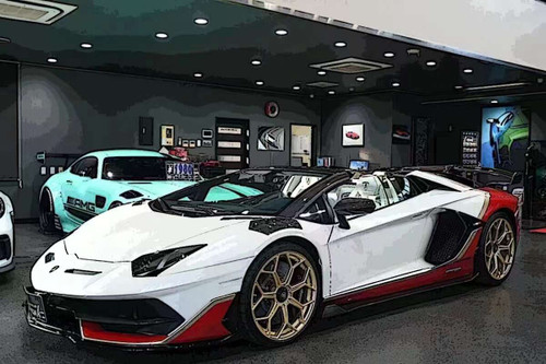 1/18 Makeup 2020 Lamborghini Aventador SVJ Roadster Ad 1/18 Makeup 2020 Lamborghini Aventador SVJ Roadster Ad