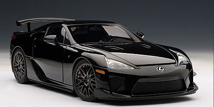 1/18 AUTOart Lexus LFA Nurburgring Package (Black) Diecast