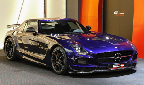 1/18 Minichamps Mercedes Benz SLS AMG BLACK Series Silver