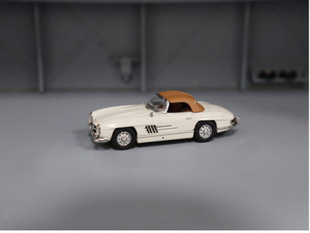 【新品】1/64 GFCC Mercedes Benz 300D White GFCC 1/64 Scale Mercedes-Benz 300D 1959 White Diecast Car
