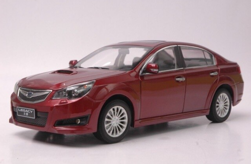 SUBARU LEGACY 1/64 プレミアムシルバーとプレミアムレッド 1/18 Dealer Edition Subaru Legacy (Red) Diecast Car Model