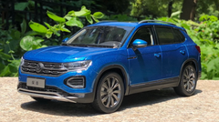 1/18 Dealer Edition 2019 Volkswagen VW Tayron Touareg (Blue) Diecast Car Model