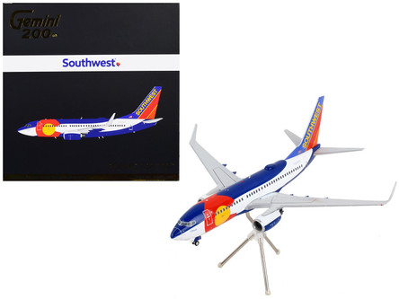 Modèle Réduit Avion GeminiJets Boeing 737-700 Southwest Airlines "Fusée Moutarde" - échelle 1/200 - Neuf