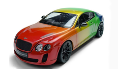 1/18 Welly Bentley Continental GT (Rainbow Color) Diecast Car Model