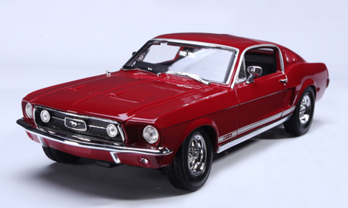 1/18 Maisto 1967 Mustang GT GTA (Red) Diecast Car Model