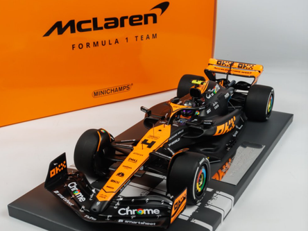 Miniature F1 MINICHAMPS 1/43 - McLaren MCL60 - Lando Norris - Singapour 2023 (2nd)