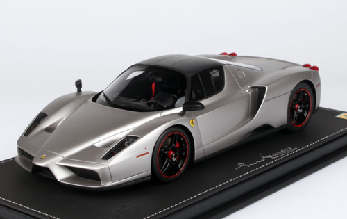 1/18 BBR 2004 Ferrari Enzo Matte Silver Resin Car Model Limited 10