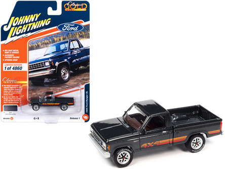 1985 Ford Ranger XL Pickup Truck Dark Charcoal Metallic with