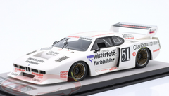 1/18 Tecnomodel 1981 BMW M1 Turbo #51 Winner DRM Salzburgring Lubrifilm Schnitzer BMW Team Hans-Joachim Stuck Car Model