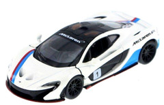 1/36 McLaren P1 #1 (White with Stripes) Diecast Car Model (new no retail box)