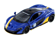 1/36 McLaren P1 #1 (Blue with Stripes) Diecast Car Model (new no retail box)