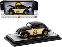 1/24 M2 Machines 1952 Volkswagen Beetle Deluxe Model Moon Equipped Mooneyes Diecast Car Model