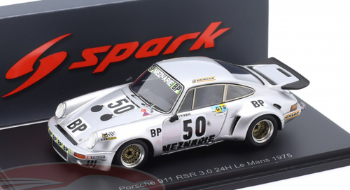 1/43 Spark 1975 Porsche 911 RSR #50 24h LeMans Louis Meznarie Hubert  Striebig, Hughes Kirschoffer, Pierre Mauroy Car Model