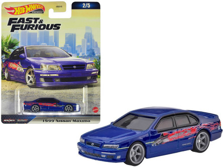 1999 Nissan Maxima Blue Metallic with Graphics 