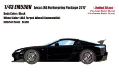 1/43 Make Up 2012 LeXUS LFA Nurburgring Package (Black) Car Model