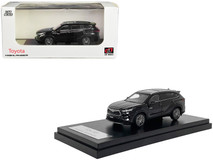 Toyota Highlander Black with Sunroof 1/64 Diecast Model Car by LCD Models