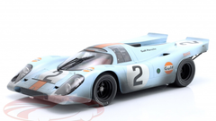 1/12 Minichamps 1970 Porsche 917K #2 Winner 24h Daytona J. W. Automotive Engineering Pedro Rodriguez, Leo Kinnunen, Brian Redman Car Model Dirty Version with Lights