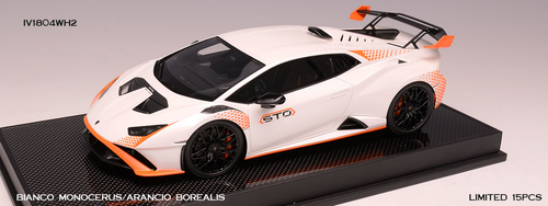 1/18 Ivy Lamborghini Huracan STO (Bianco Monocerus White with