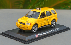 1/43 Dealer Edition Ford Escape Hybrid Chicago Taxi Diecast Car Model