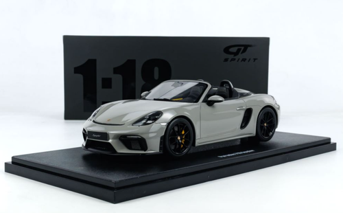 1/18 GT Spirit Porsche 718 Spyder (Crayon Grey) Resin Car