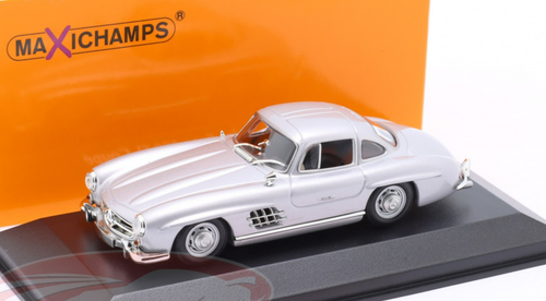1/43 Minichamps 1955 Mercedes-Benz 300 SL (W198 I) (Silver) Car