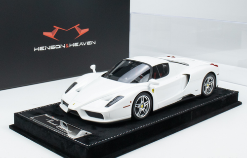 1/18 HH Model Ferrari Enzo Pearl white - LIVECARMODEL.com
