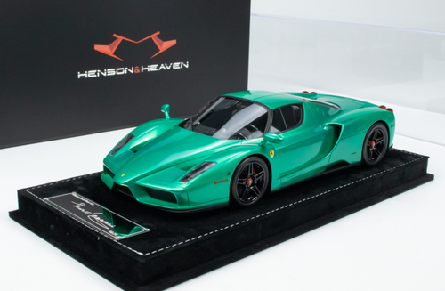 1/18 HH Model Ferrari Enzo emerald-green - LIVECARMODEL.com