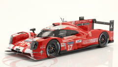 1/18 Ixo 2015 Porsche 919 Hybrid #17 2nd 24h LeMans Porsche Team Timo Bernhard, Brendon Hartley, Mark Webber Car Model