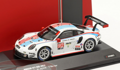 1/43 Ixo 2019 Porsche 911 RSR #912 3rd GTLM class 24h Daytona Porsche GT Team Earl Bamber, Mathieu Jaminet, Laurens Vanthoor Car Model