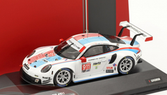 1/43 Ixo 2019 Porsche 911 RSR #911 24h Daytona Porsche GT Team Frédéric Makowiecki, Patrick Pilet, Nick Tandy Car Model