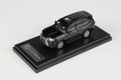 1/64 LCD Model Lexus LX600 Black Diecast Car Model