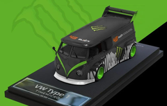 1/64 TimeMicro Volkswagen T1 Bus Monster Energy Diecast Car Model