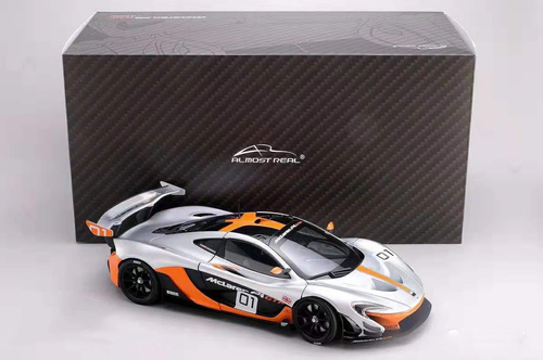 y*i様 McLaren P1 GTR 1/18 1/18 Almost Real Almostreal McLaren P1 GTR #01 #1 (Silver) Diecast