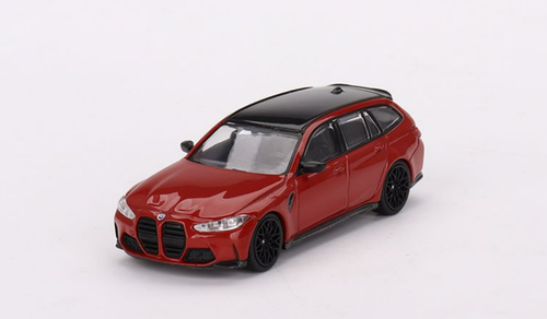 1/64 Mini GT BMW M3 Competition Touring (G81) Toronto Red Metallic
