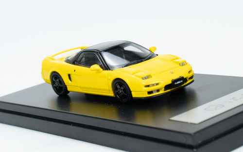 1/64 LCD Honda NSX MK1 NA1 (Yellow) with Flipping Headlights
