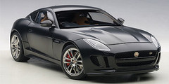 1/18 AUTOart 2015 Jaguar F-Type FType R Coupe (Matte Black) Car Model