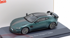 1/43 Schuco 2021 Aston Martin Vantage (Dark Green Metallic) Car Model