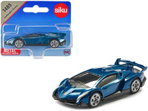 Lamborghini Veneno Blue Metallic Diecast Model Car by Siku